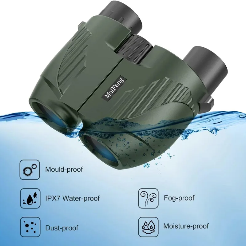 20X25 Binoculars Professional HD Pocket Waterproof Camping Observation Telescope Portable Optical Outdoor Hunting
