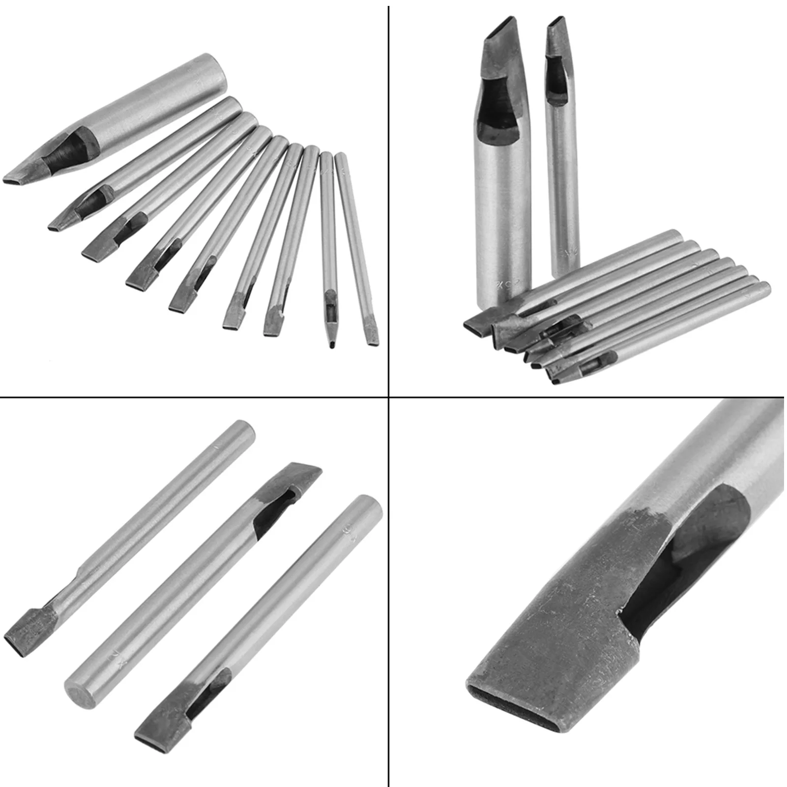 2mm Leather Oval Shape Hole Punch Kit Cutter Hollow Tool 2mm Oval Shape Hole Punch Hollow Leather