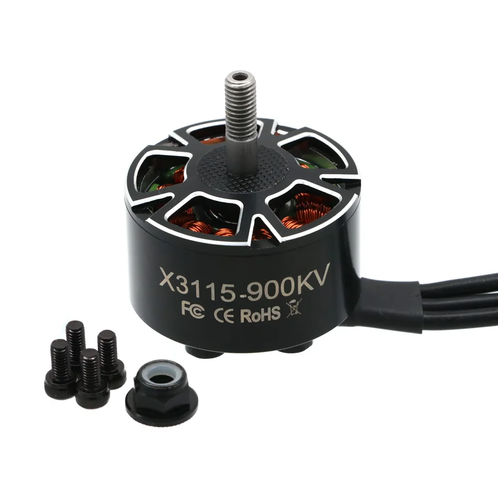 FPV 프리스타일 장거리 Cinelifter RC 드론용 브러시리스 모터, UAngel X3115 3115 900KV 1050KV 1200KV 6S, 9 인치 10 인치, 로트당 4 개