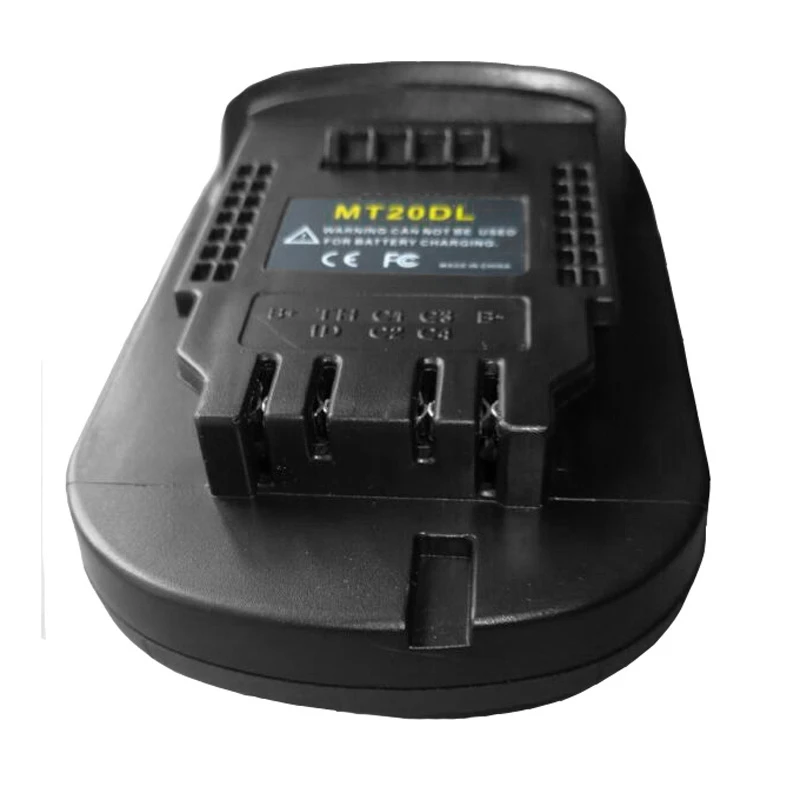 Mt20Dl 리튬 이온 배터리 어댑터, 마키타 18V Bl1830 Bl1860 Bl1815, 디월트 18V 20V Dcb200 리튬 이온 배터리용