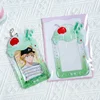 Ins Style PVC Photo Card Holder for 3 Inch Photos Korea Sundae Ice Cream Shaped Photos Case Girls Backpack Charms 4