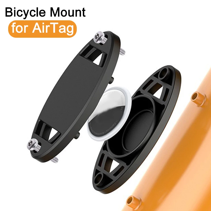 

Bike Holder Bracket Protective Case For Airtag Air Tag Anti-theft GPS Tracking Device Holders Bicycle Water Bottle Mount Protect