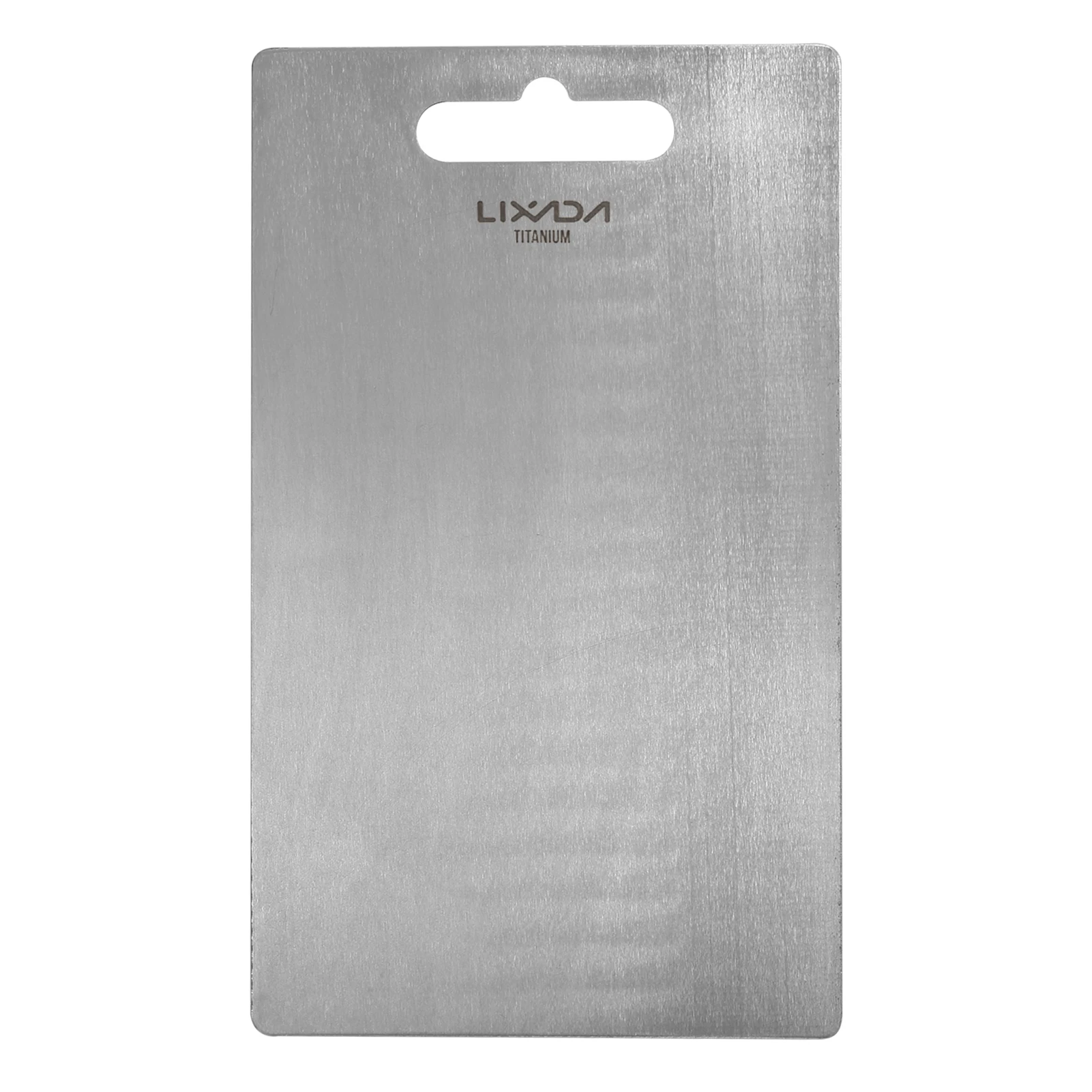 Lixada 1.8MM Thick Titanium Cutting Board for Home Kitchen Cooking Outdoor Camping Hiking Backpacking 3