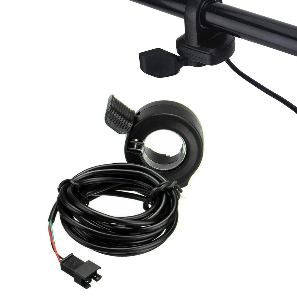 Electric Bike Thumb Throttle Cable Accelerator Control Assembly for E-Bike with Electric Scooter Parts Accessories