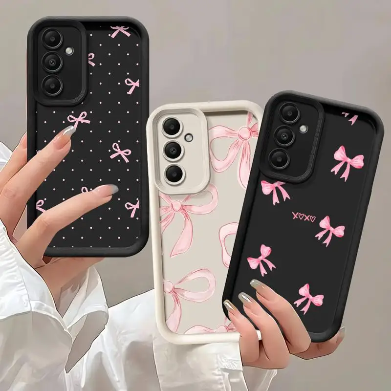 Luxury Red Cartoon Bow Phone Case Cover – Cool and Stylish Design