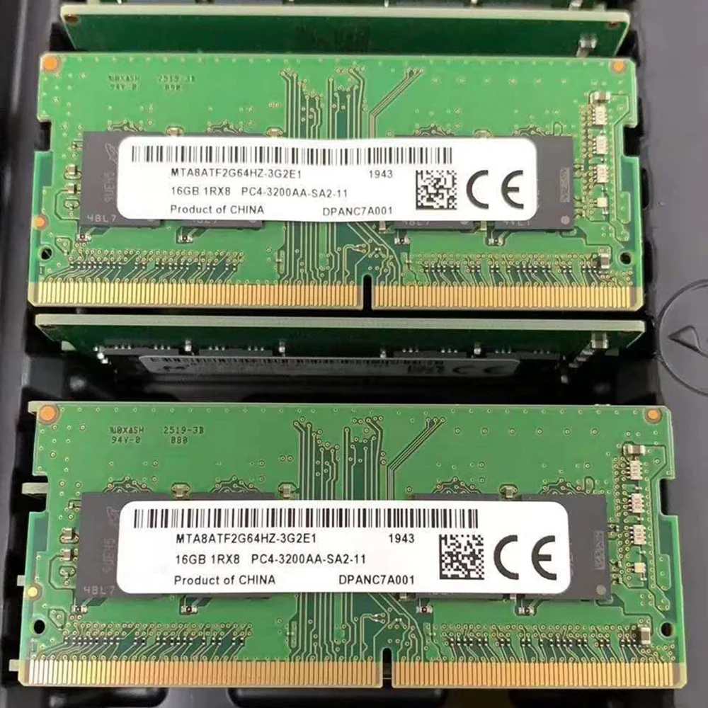 DDR4 16GB（8GB✕2）PC4-3200AA-SA-11 RAM 16GB 16G 1RX8 DDR4 3200 PC4-3200AA-SA2-11 MTA8ATF2G64HZ-3G2E1