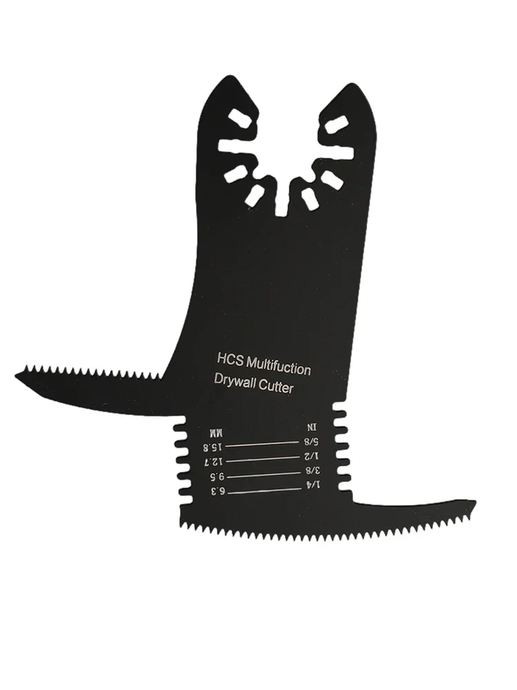 Standard Single Electrical Outlet Multi Tool Blade Piercing Tips Push Pull Cut Capabilities Reflect Drywall Thickness Can Lights