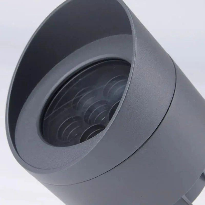 2개 6w 원형 모양 IP66 방수 LED 투광 조명 조경 조명 스포트라이트