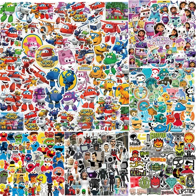 10/50PCS New Gabby Dollhouse Cartoon Stickers Car Motorcycle Travel Luggage  Guitar Waterproof Graffiti Sticker