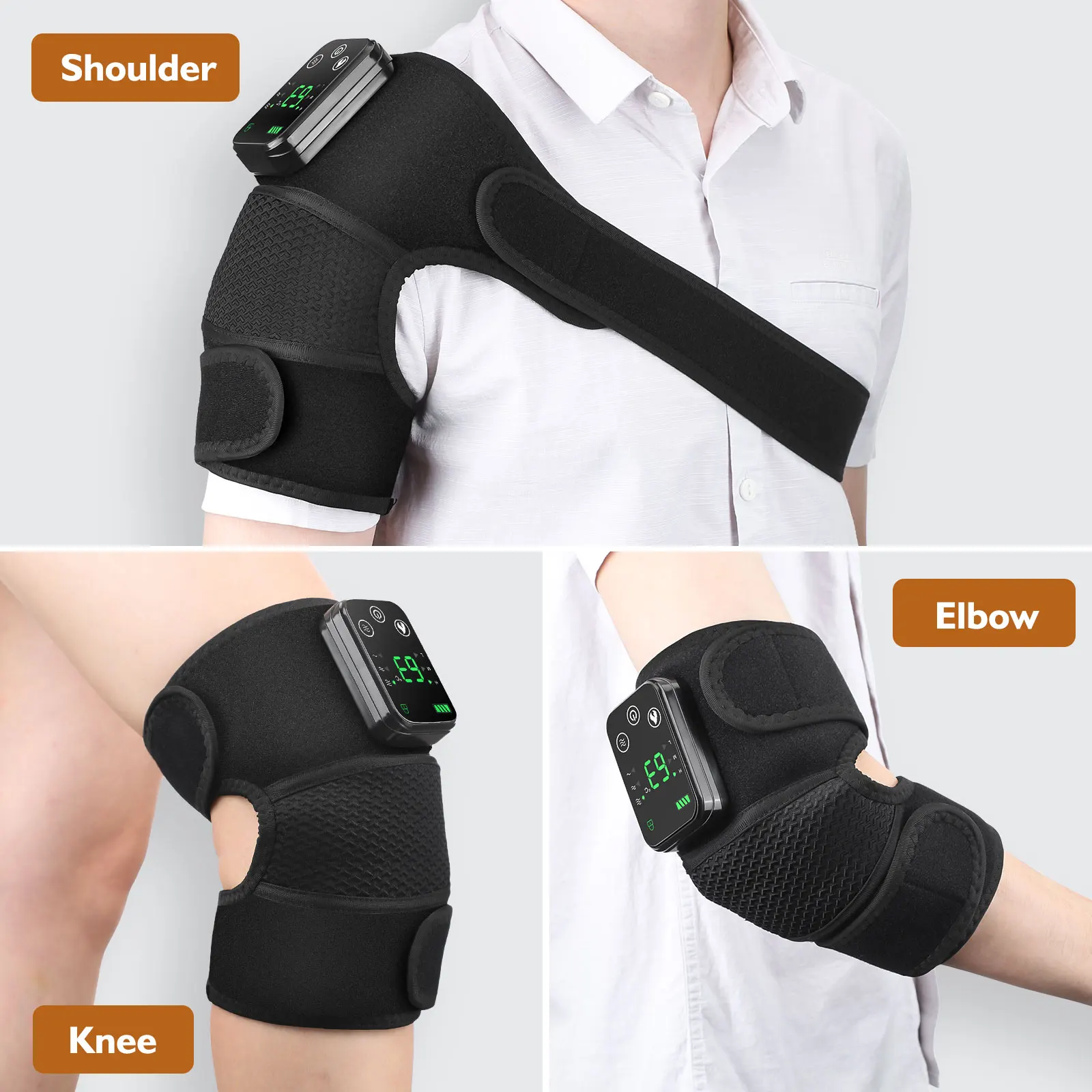 Electric Heating Knee Pad Far Infrared Joint Hot Compress