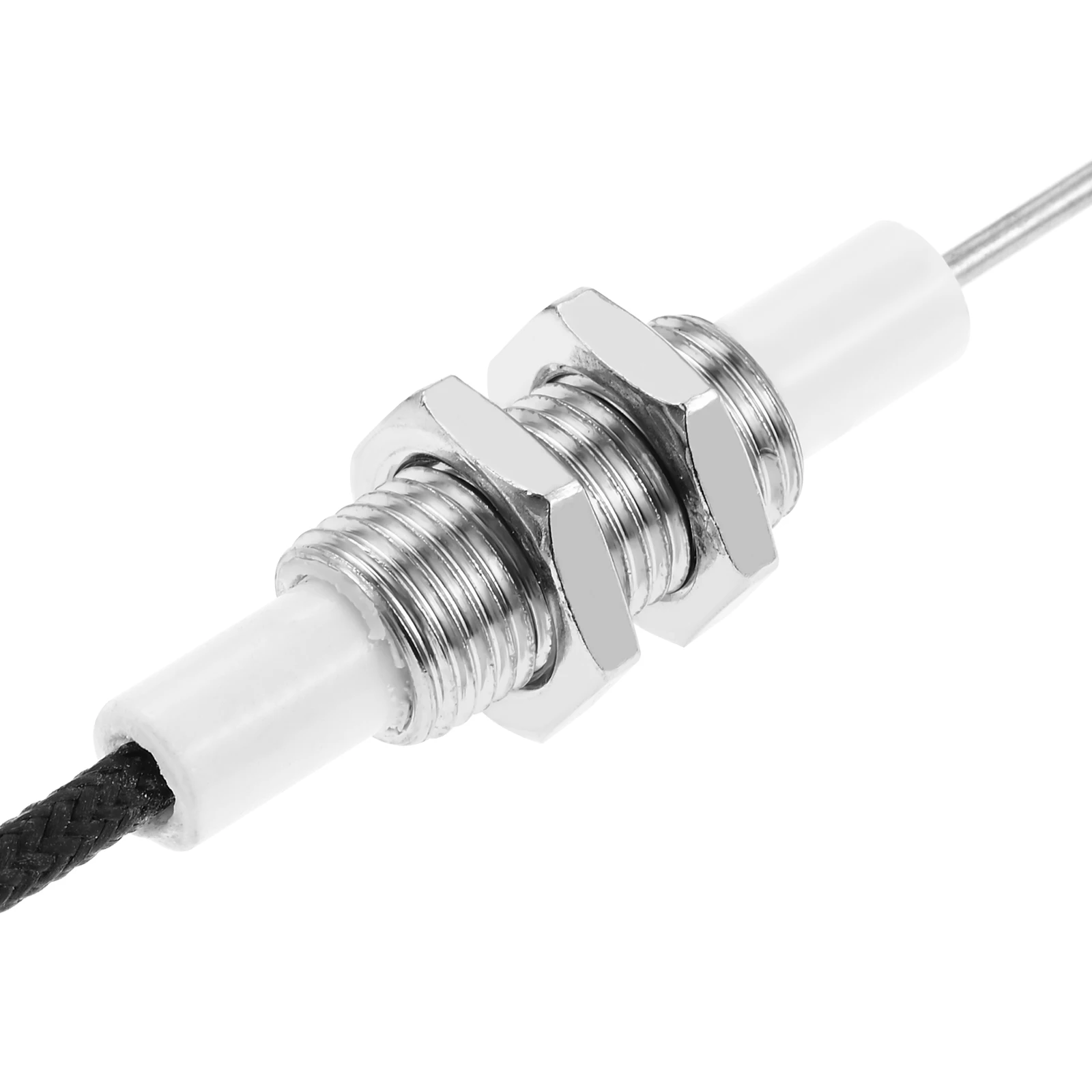 4Pcs Spark Igniter with M10 Threaded Universal Ceramic Electrode Ignition Plug Wire 36inch Fit for Gas Fireplace Oven Heater BBQ