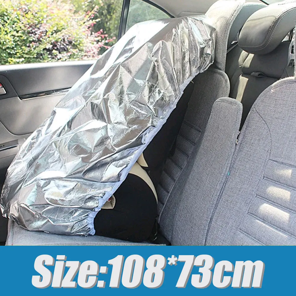 

108x73cm Children Kids Aluminium Film Sunshade UV Protector Dust Insulation Cover Car Seat Baby Seat Sun Shade Protector