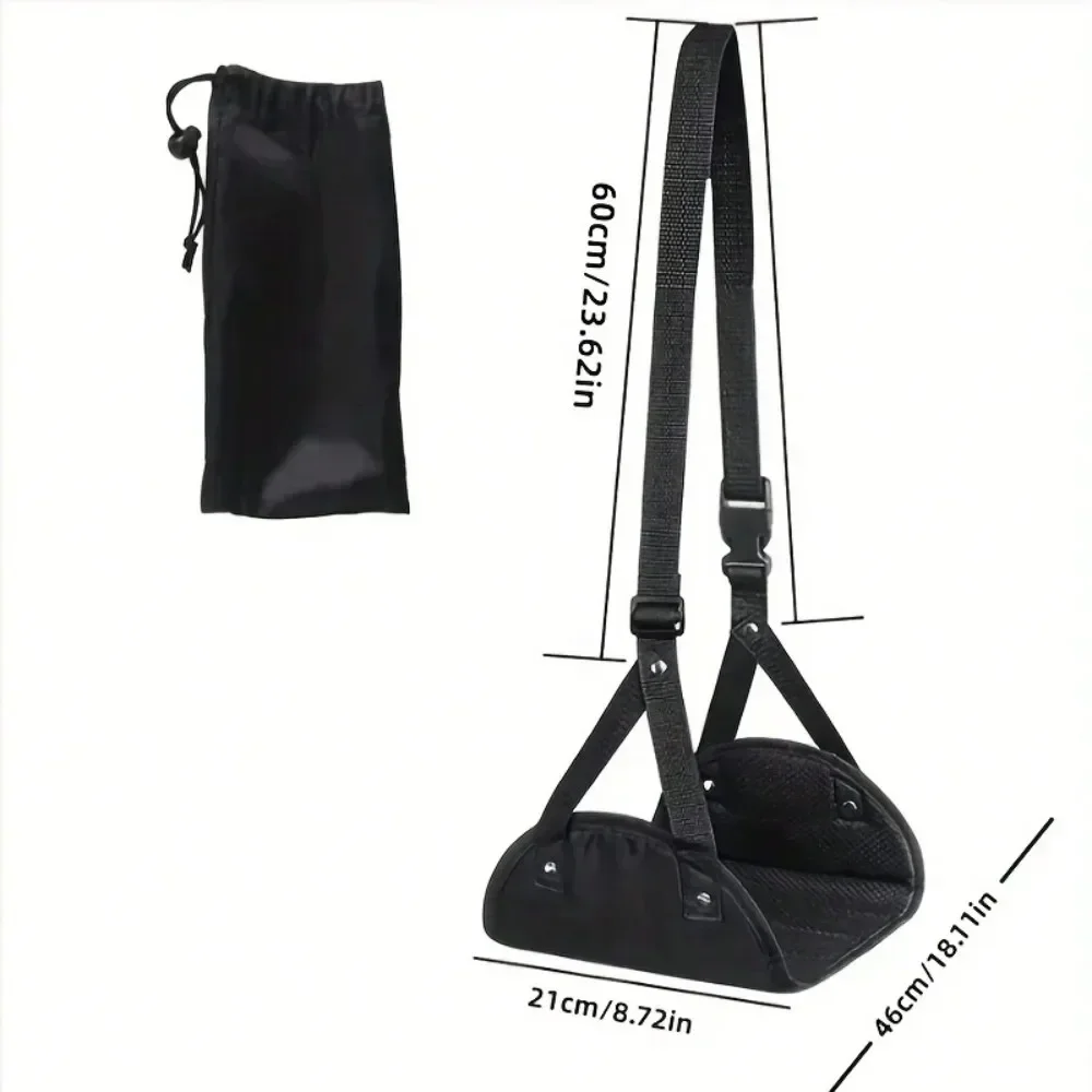 Travel Rest Hanging Footstool with Adjustable Straps Multifunctional Portable Hammock thumbnail 7