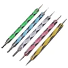 5Pcs Double Ends Dotting Pens Marbleizing Painting Tool Nail Art Dot Manicure Polish DIY Point drill Pen 2