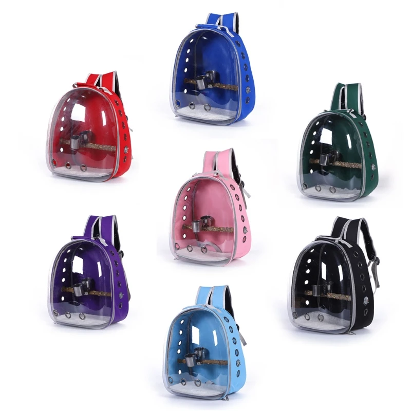 

Birds Pets Travel Bag Hiking and Outdoor Use Ventilate Transparent Space Capsule Carrier Backpack