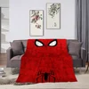 Fashion Cartoon S-Spider-Man Cool Blanket Plush Nap Sofa rug for Living Room Warm Office Bedroom Birthday Home Travel Kid Gifts 4