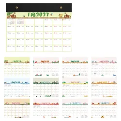 2027 Creative Wall Calendar - Monthly Planner & Portable Agenda (Style E)