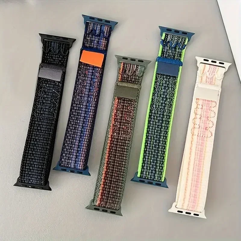 Nike Nylon Sport Loop Bracelet for Apple Watch - Compatible Sizes 42mm-49mm