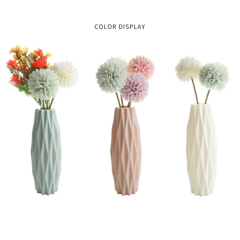 Modern vases decoration home Nordic Style Flower Arrangement Living Room Origami flower pot for interior 4