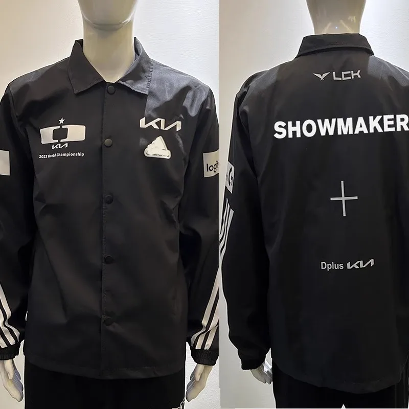 

S13 2023 DK Jackets LOL LCK E-Sport Team Uniform Player Coat Black Deft Showmarker Spring Autumn Fan Wear Fashion Top