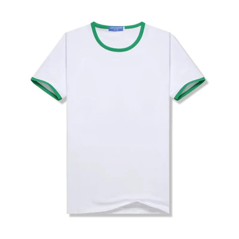 Polyester Tees Summer Raglan Short Sleeve Round Neck Tops for Adult Kids Sublimation Blank White T-shirt Family Matching Outfits 4