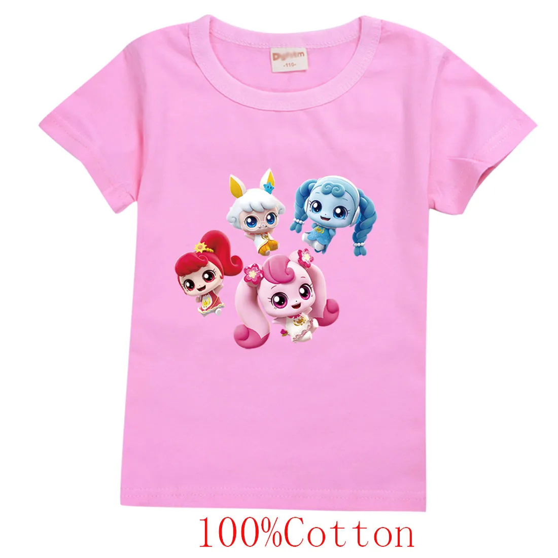 

Catch Teenieping Kids Clothes Cotton Short-sleeved T-shirts Children Sweatshirt Cartoon Teenager Tops Boys Girls Clothing A