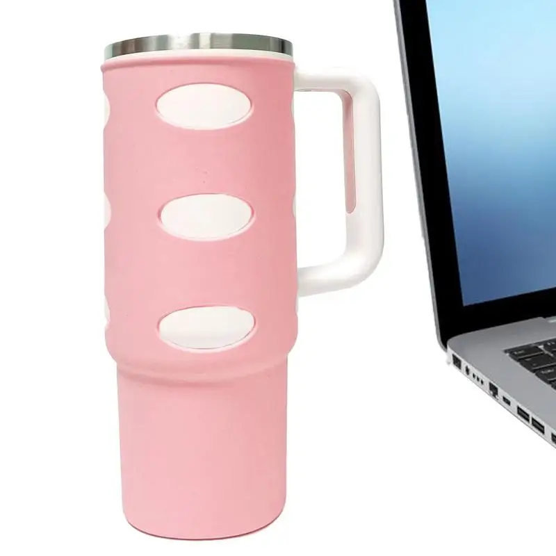 

Silicone Tumbler Sleeve 30oz Water Bottle Boot Sleeve Anti-slip Easy Installation Water Bottle Sleeve For Valentine's Day