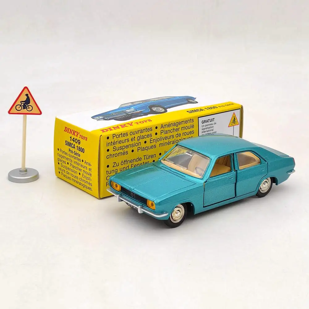 Atlas 1:43 Dinky Toys 1409 SIMCA 1800 Pre-Serie Diecast models car Limited Edition Collection