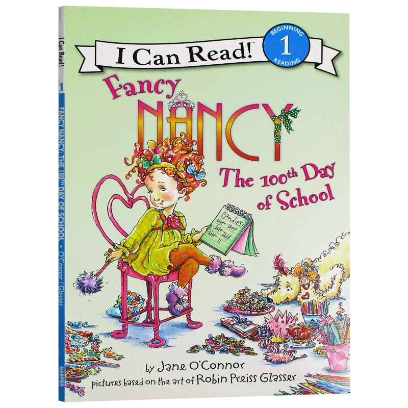

Milu Original English Fancy Nancy The 100th Day Of School I Can Read Children's Picture Book