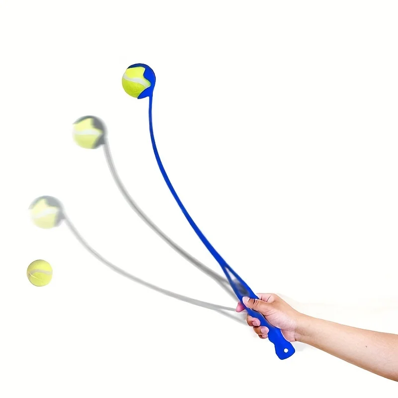 Pet Tennis Ball Launcher Stick - Interactive Outdoor Dog Training Toy, Durable Ball Thrower for Canine Exercise and Play Trainin 3