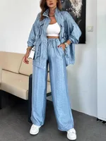 SuperAen New Women's Clothing European and American Fashion Blazer Casual Trousers Two Pieces Set - Image 3