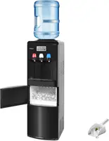 Dispenser with Ice Maker, 3 in 1 Water Dispense with Built-in Ice Maker, Water Cooler Dispenser for 3-5 Gallon Bottle with a Sco 1