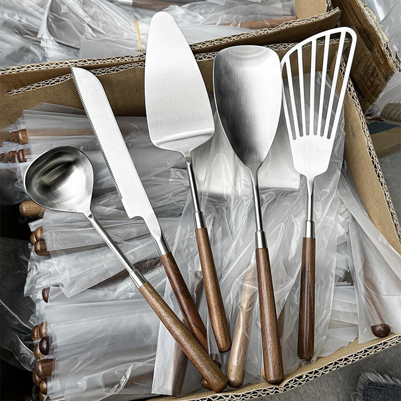 Kitchen Utensils 304 Stainless Steel Cooking Spoon