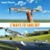 VOLANTEXRC FW190 RC Plane 2.4G 3CH Smart Balance EPP Gliders Fighter 400MM Fixed Wingspan With 6-Axis Gyro Stabilizer RTF Glider 3