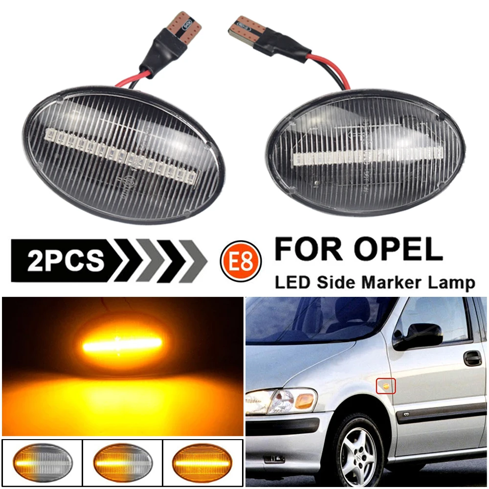 Dynamic Turn Signal Led Side Marker Mirror Light Flashing Indicator For Opel  Corsa B C Astra F Combo B C Meriva A - Signal Lamp - AliExpress