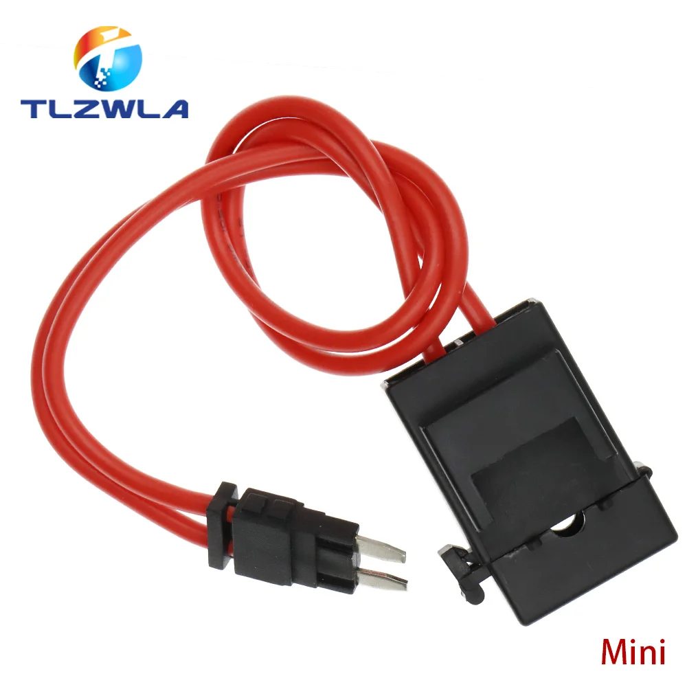 Toma de corriente de fusible Simple de doble línea para coche, Mini Micro  estándar 2, 12V, toma de caja de fusibles, línea de modificación no  destructiva - AliExpress