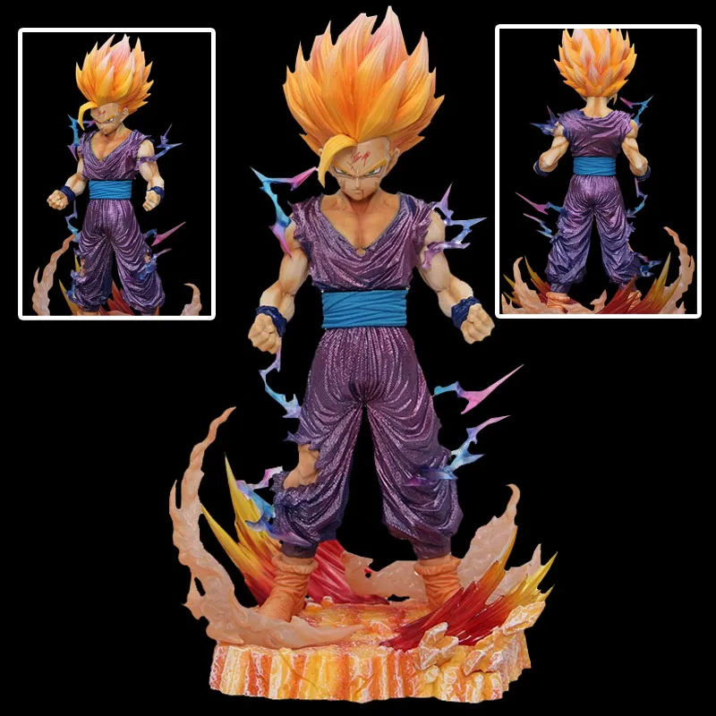 26cm Dragon Ball Z Son Gohan SSJ2 GK Statue Gohan Figurine Pvc Action
