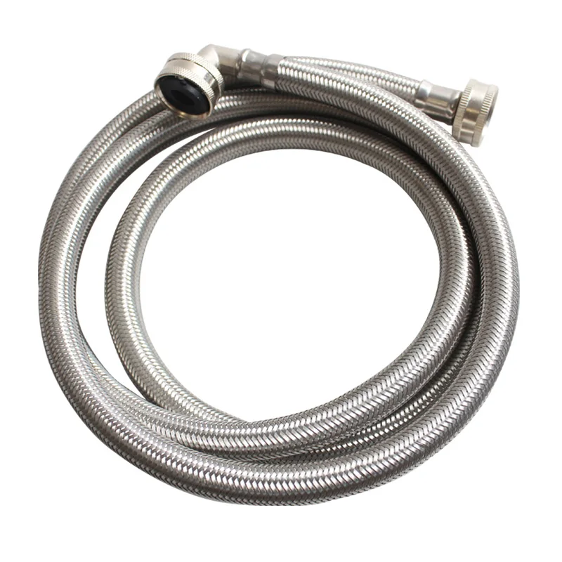 

Talea 1.8m 201 Stainless Steel Corrugated Pipe,,Water-Proof Heater Inlet Hose Basin Toilet Connection Outlet Pipe QS725C003
