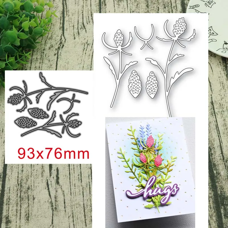 Lot De Matrices De Découpe Scrapbooking - Motifs Animaux Et Fleurs, En Acier, Pour Cartes Et DIY