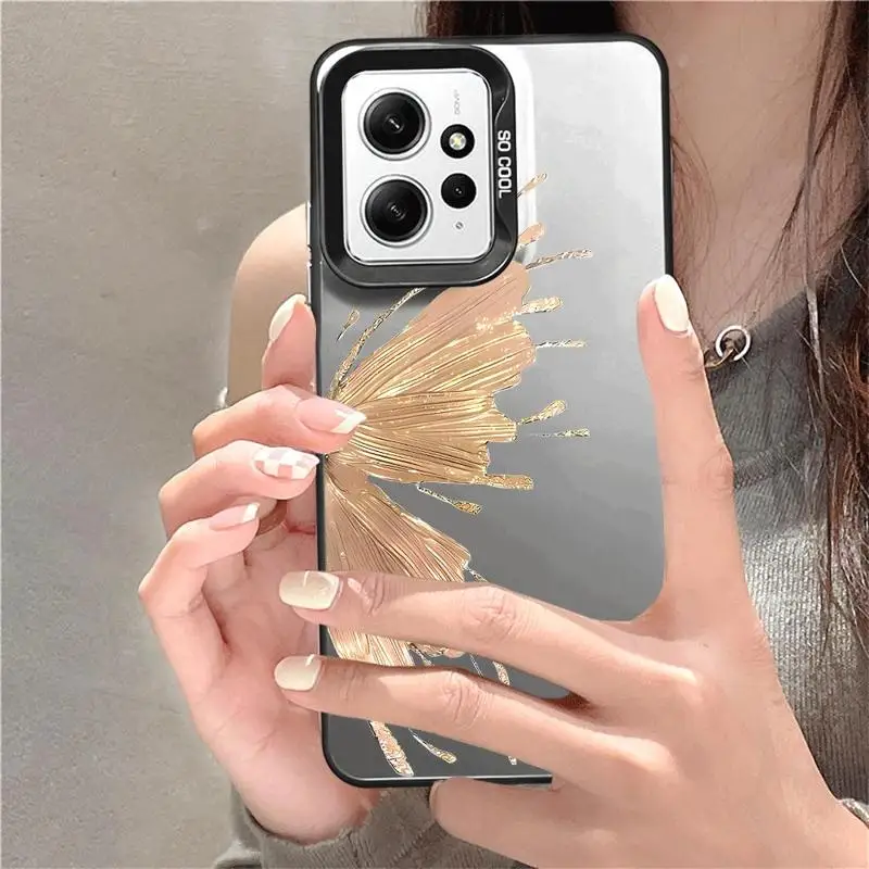 Bellissima custodia per telefono con motivo a farfalla per Xiaomi Redmi A1 A2 Plus A3x 12 13 12C 13C 5G Poco C50 C51 C61 X3 NFC TPU Soft Shell_voghion.com
