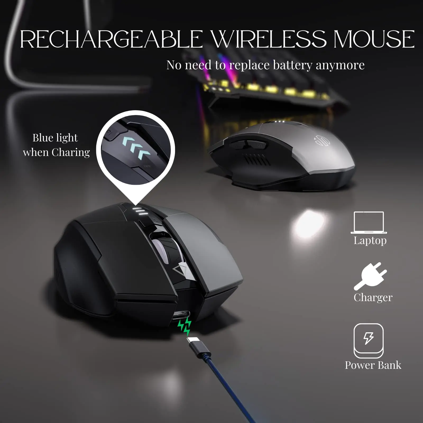 Wireless Mouse Ergonomic Mouse Wireless Optical Mouse Wireless Bluetooth Business Office Mouse Ergonomic Optical Silent Bluetooth 5.0 For PC Business Office