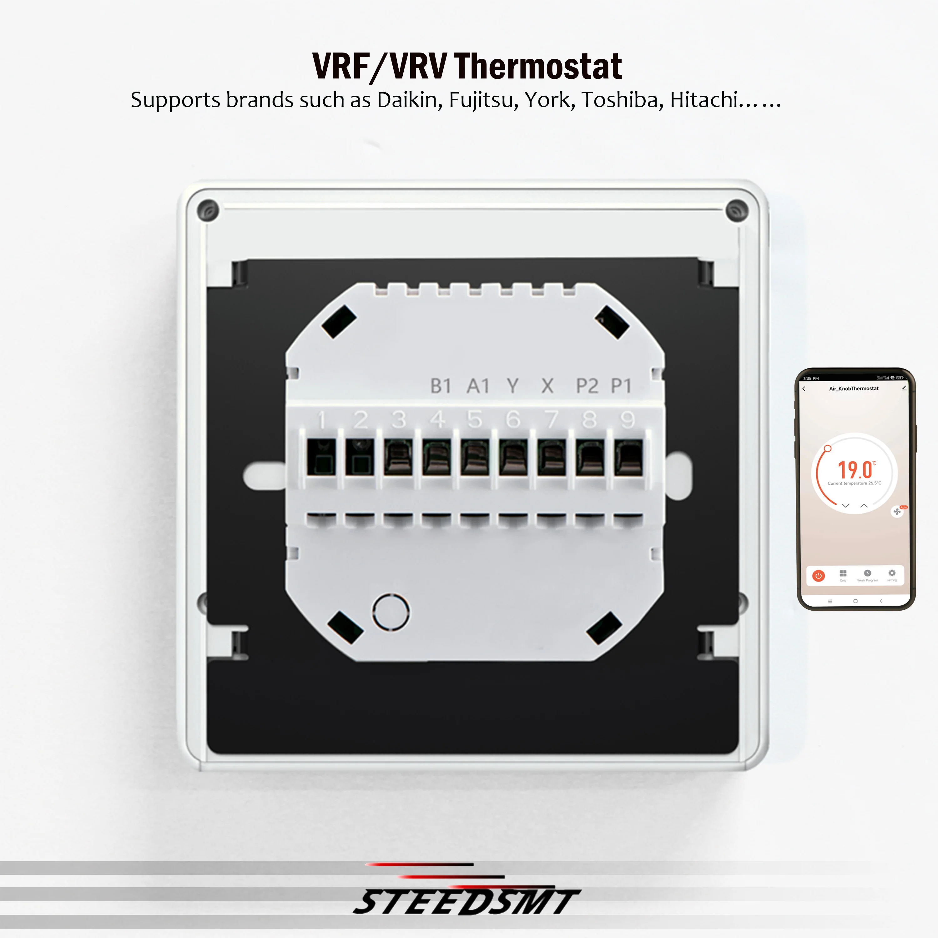 VRF/VRV THERMOSTAT for Smrat TUYA ZIGBEE Compatible with Daikin