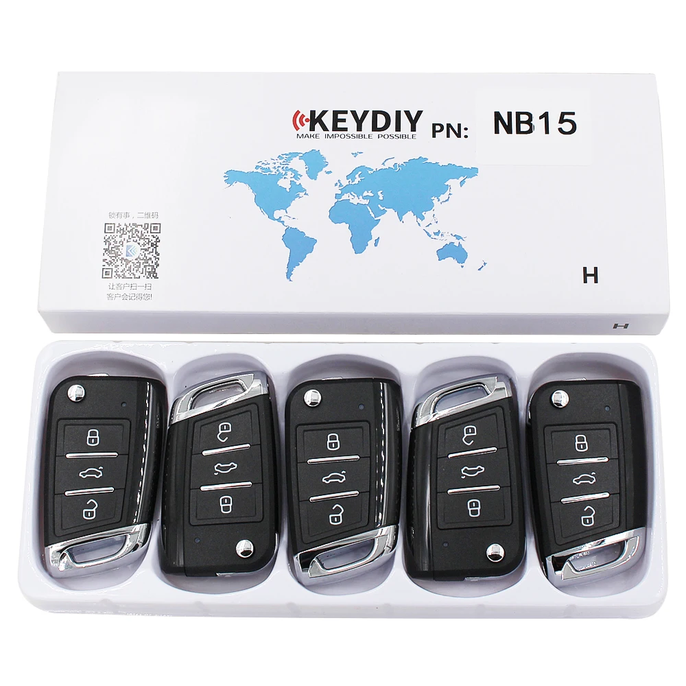 Фото 1 шт. KEYDIY KD900 пульт дистанционного управления NB серии B15 NB15 3 кнопки Универсальный многофункциональный KD пульт дистанционного управления автомобилем для MQB KD-X2 tool №5