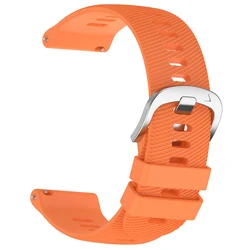 Two - Tone Silicone Watchband, 22mm Replacement Wrist Strap - 22mm (Orange)