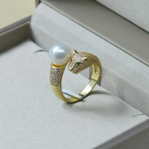 

Flash AAAA 10-11mm South Sea Genuin White Pearl Ring fine jewelry fine jewelryJewelry Making