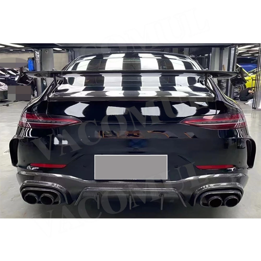 VACOMUL Dry Carbon Rear Bumper Diffuser Lip for Benz For AMG GT63 GT63S ...