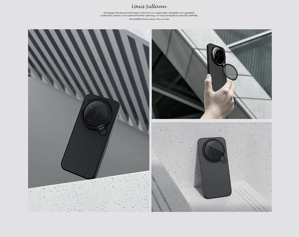 Nillkin CarboProp Hülle für Xiaomi 17 Ultra | Aramidfaser, CamProp-Objektivschutzständer, N52 magnetisch, stoßfester Schutzüberzug – Detail 3