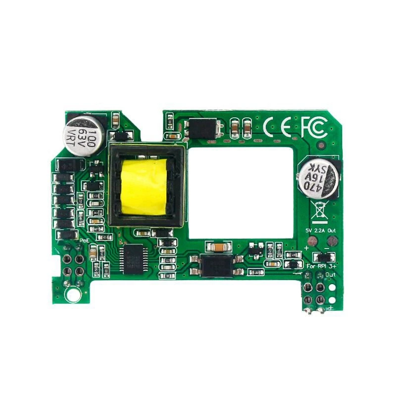 

Плата расширения с радиатором для Raspberry Pi 4B 3B + Ethernet POE