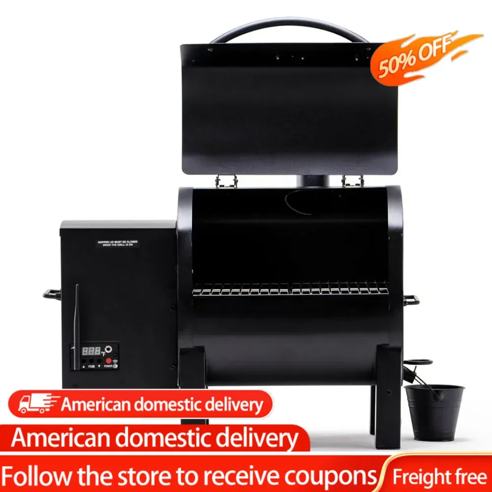Green Mountain Trek Prime 2.0 Wood Pellet Grill, WiFi Smart Control, Outdoor Camping, Smoker Grill Replaces Davy Crockett