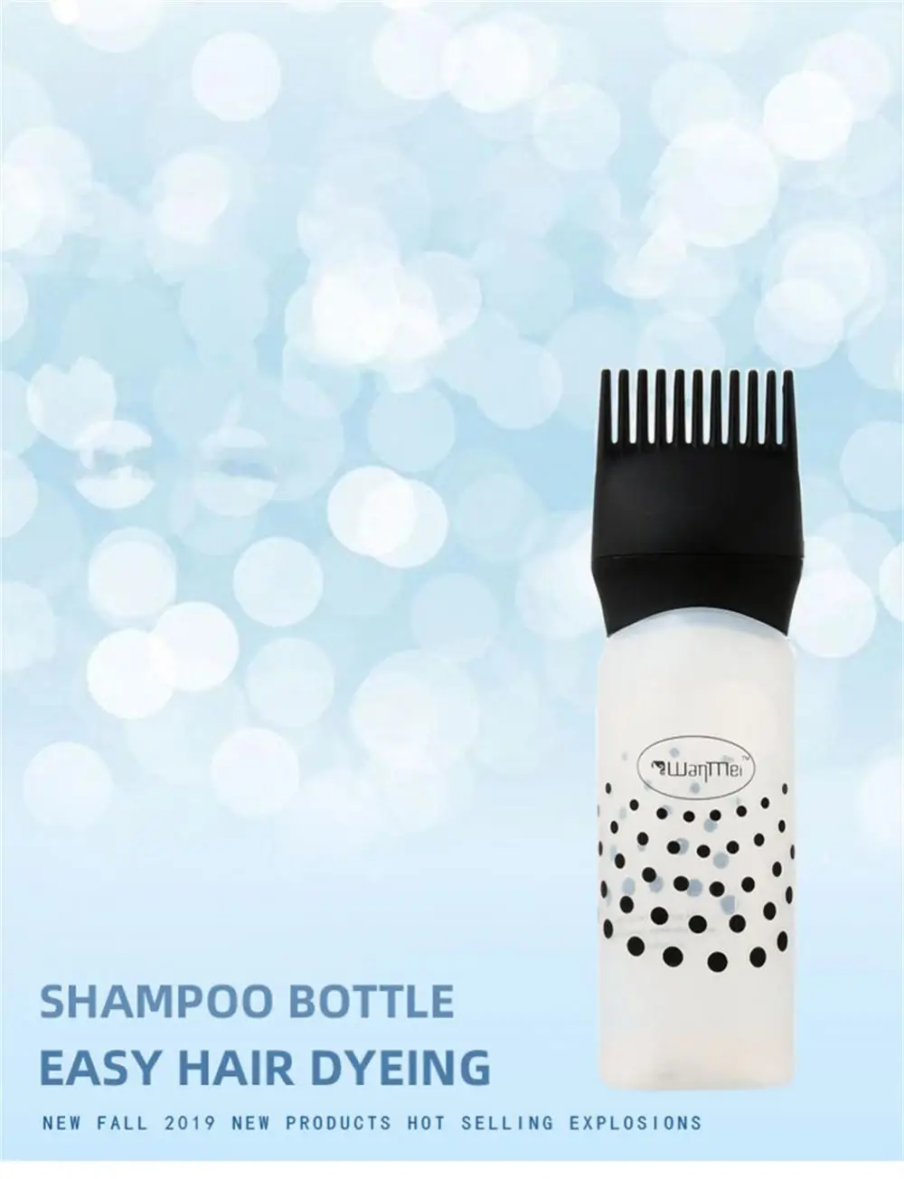 Description Picture 2 of item2/4/6PCS Dyeing Shampoo Bottle Durable Professional Quality Versatile Easy To Use Convenient Professional Hair Color Applicator